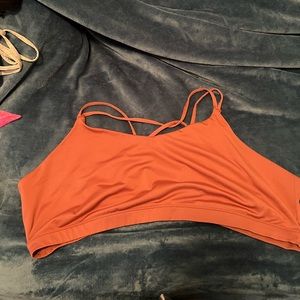 Old Navy size 4x strappy mauve sports bra